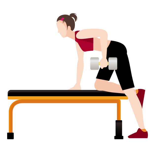 トレーニングしている姿